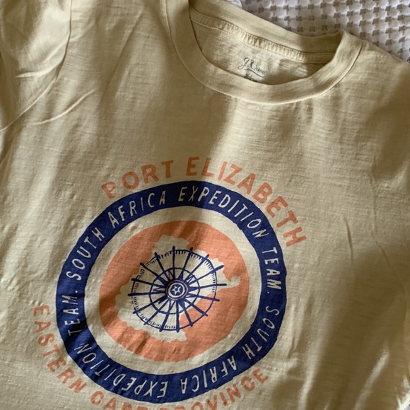 J.Crew Port Elizabeth tee in cream⛵️🚢🏝️ - Picture 7 of 14